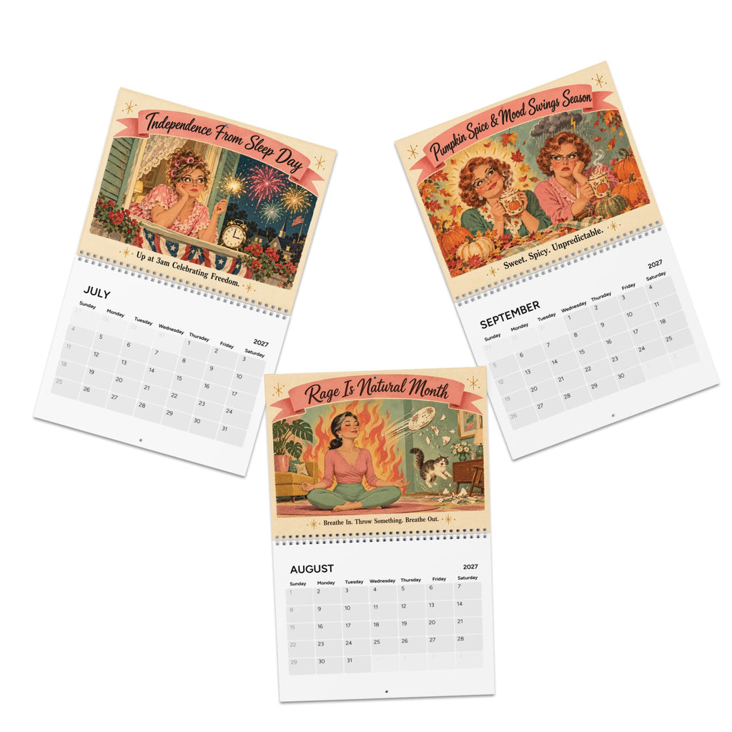 Perimenopause Seasons 2027 Wall Calendar