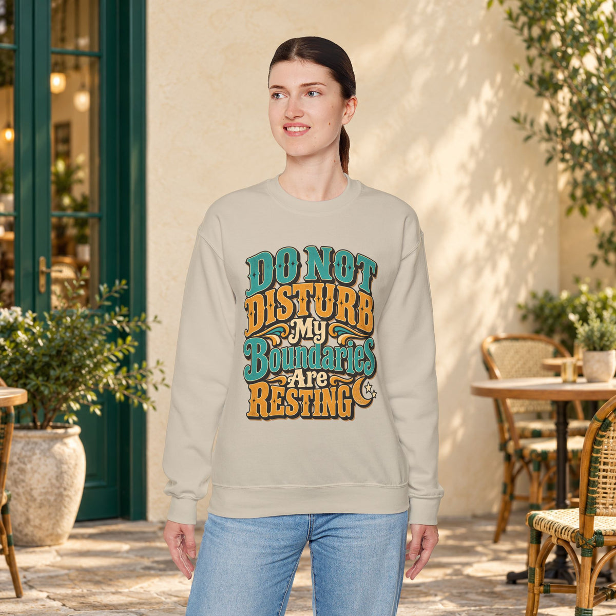 Do Not Disturb: My Boundaries Are Resting Sweatshirt