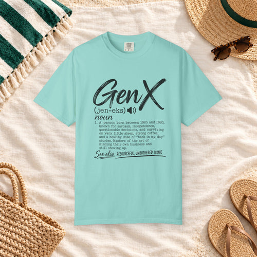 Gen X Definition Graphic T-Shirt in Chalky Mint — product view