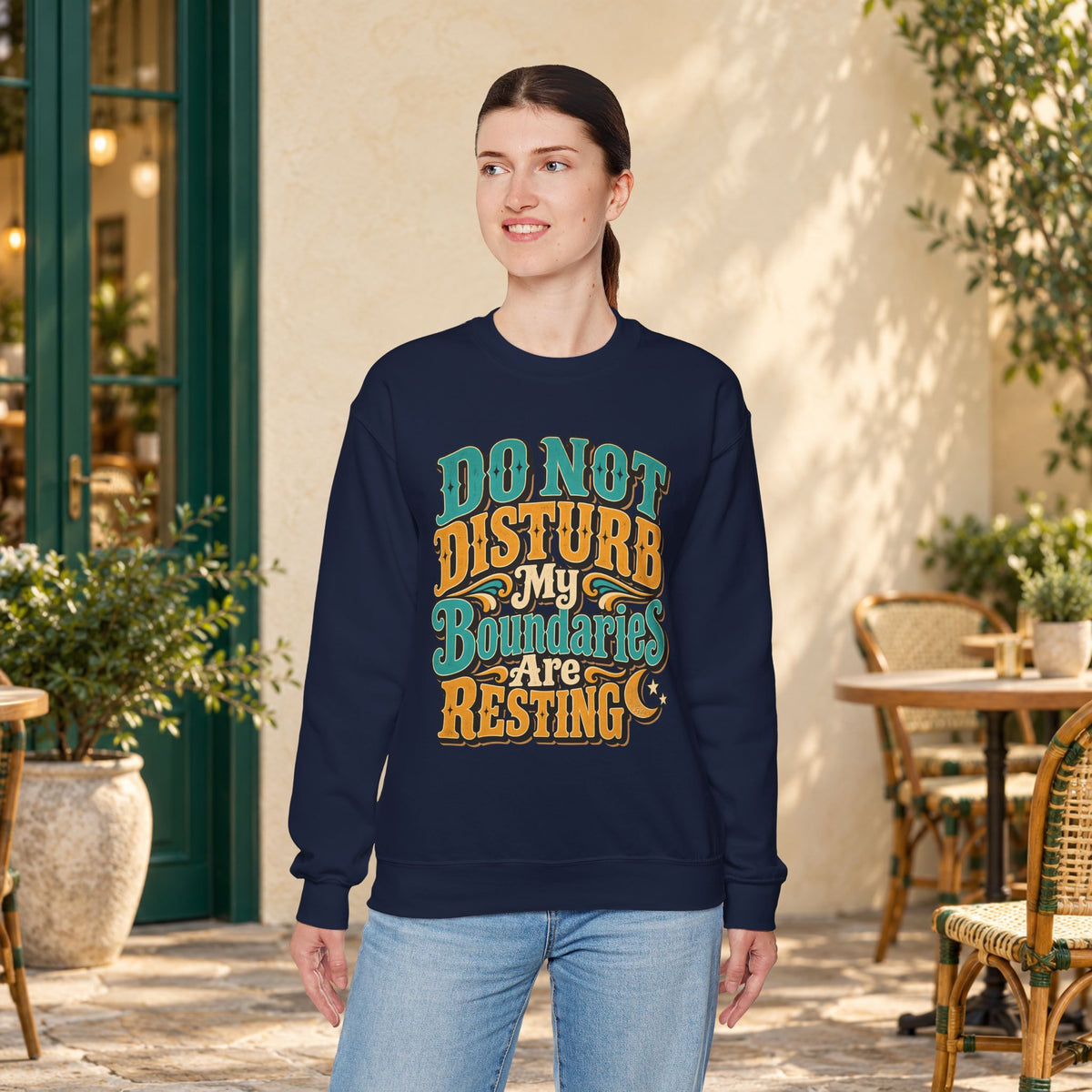 Do Not Disturb: My Boundaries Are Resting Sweatshirt