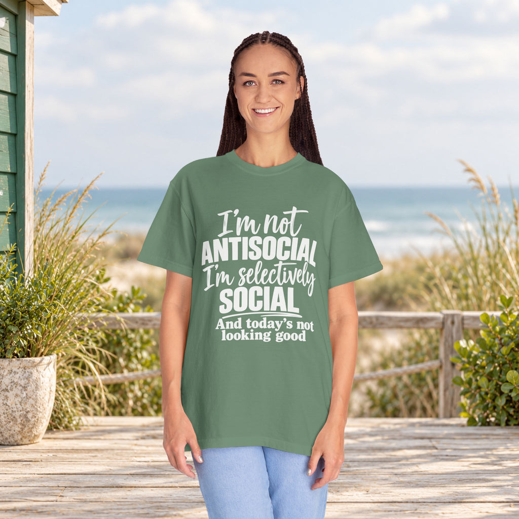 I'm Not Antisocial, I'm Selectively Social T-Shirt — product view