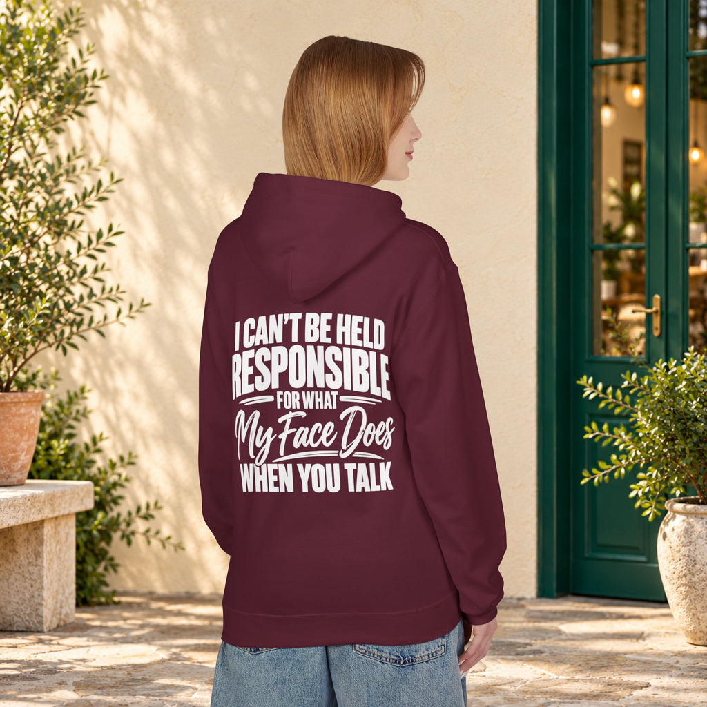 My Face Does When You Talk Hoodie — product view