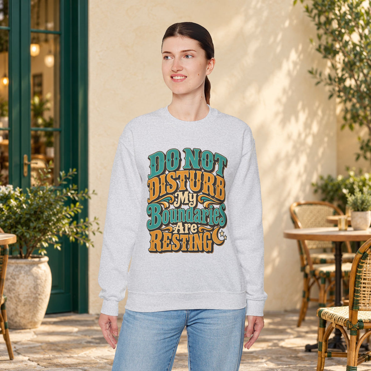 Do Not Disturb: My Boundaries Are Resting Sweatshirt
