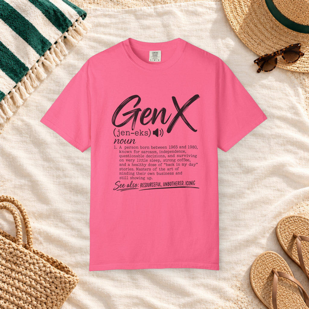 Gen X Definition Graphic T-Shirt in Crunchberry — product view