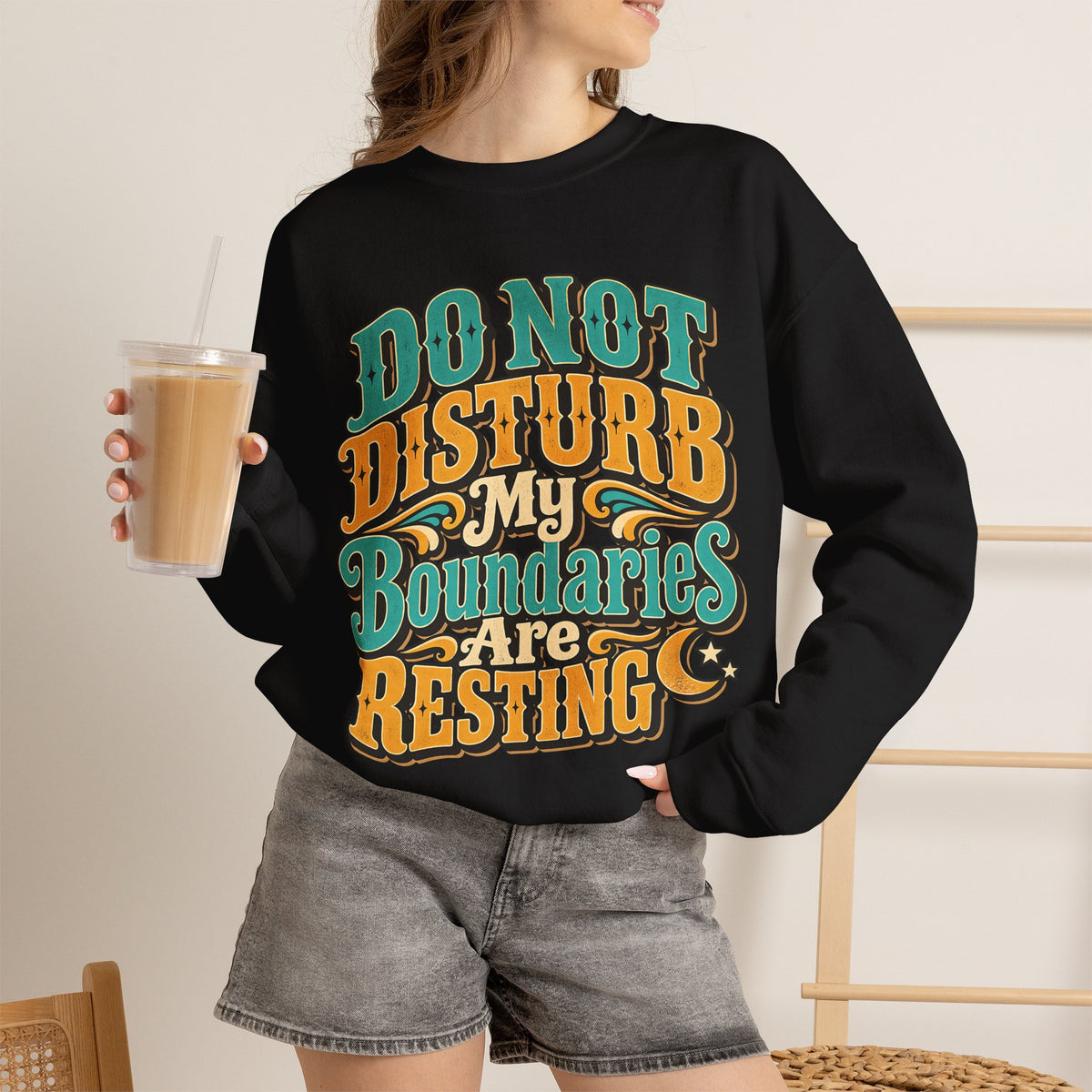 Do Not Disturb: My Boundaries Are Resting Sweatshirt