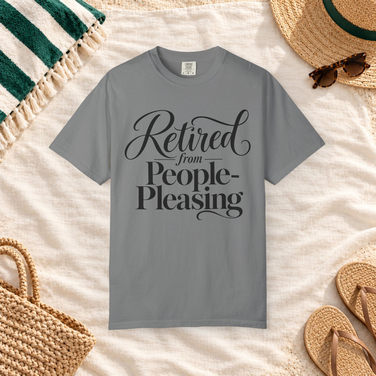Retired from People-Pleasing T-Shirt in Grey