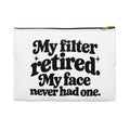 My Filter Retired Accessory Pouch in Black zipper, Small