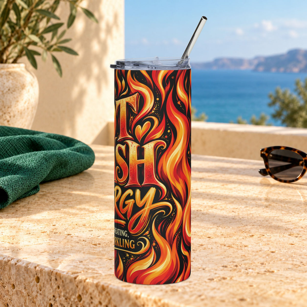 Hot Flash Energy 20oz Stainless Steel Tumbler