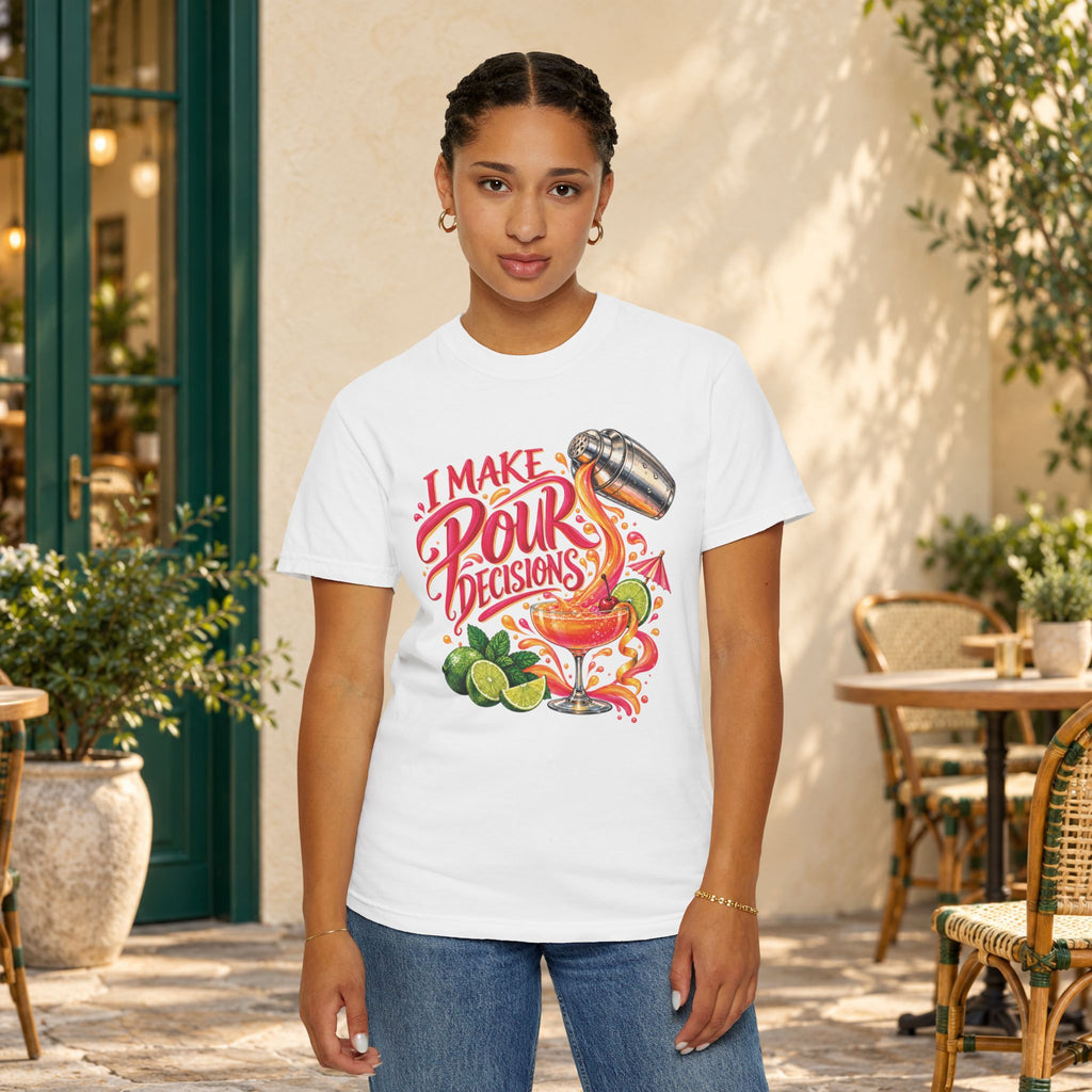 I Make Pour Decisions Cocktail Graphic T-Shirt