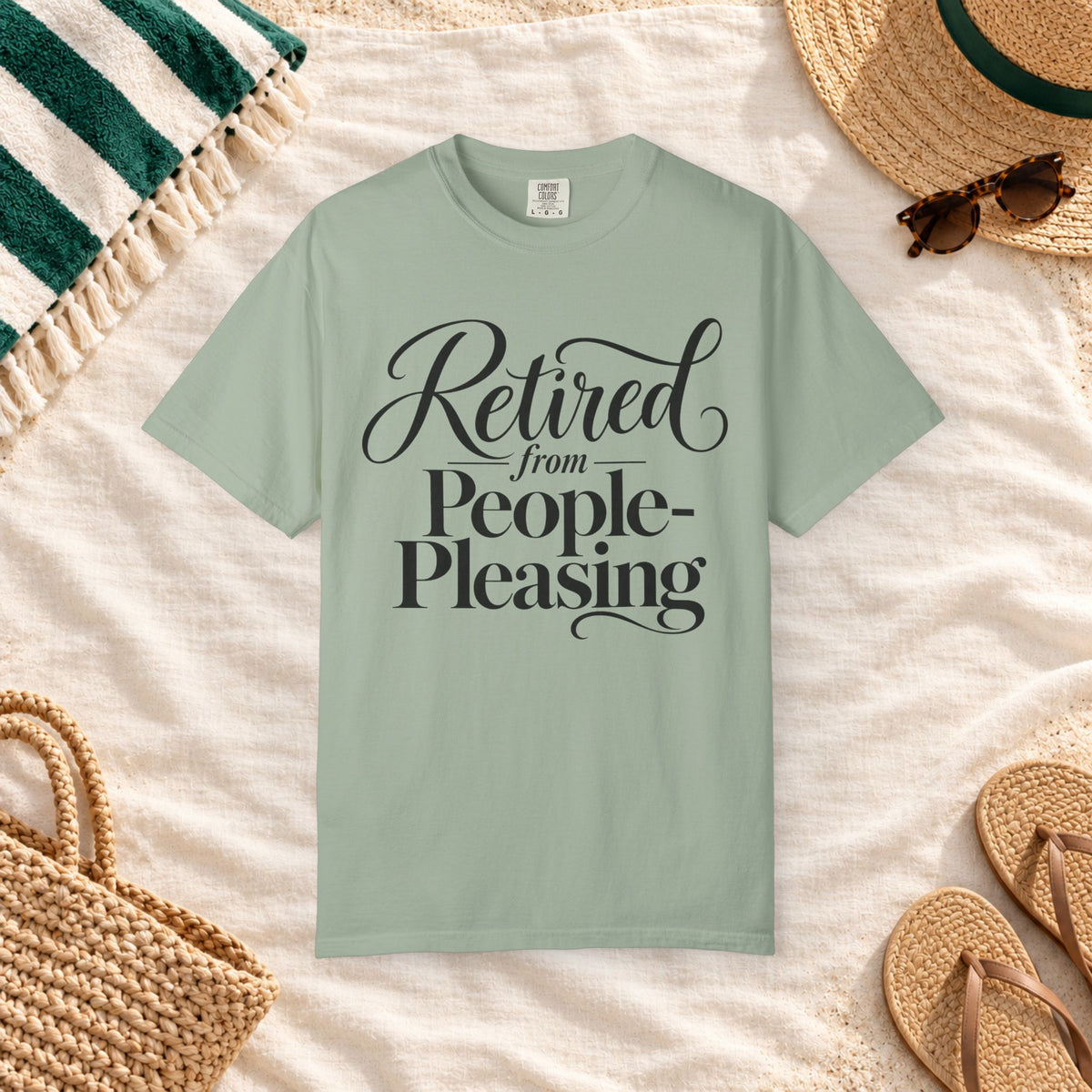 Retired from People-Pleasing T-Shirt in Bay