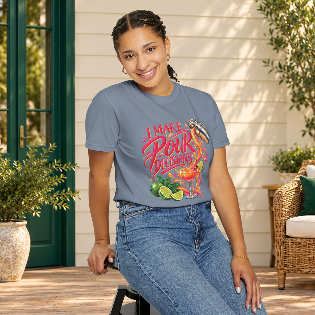 I Make Pour Decisions Cocktail Graphic T-Shirt