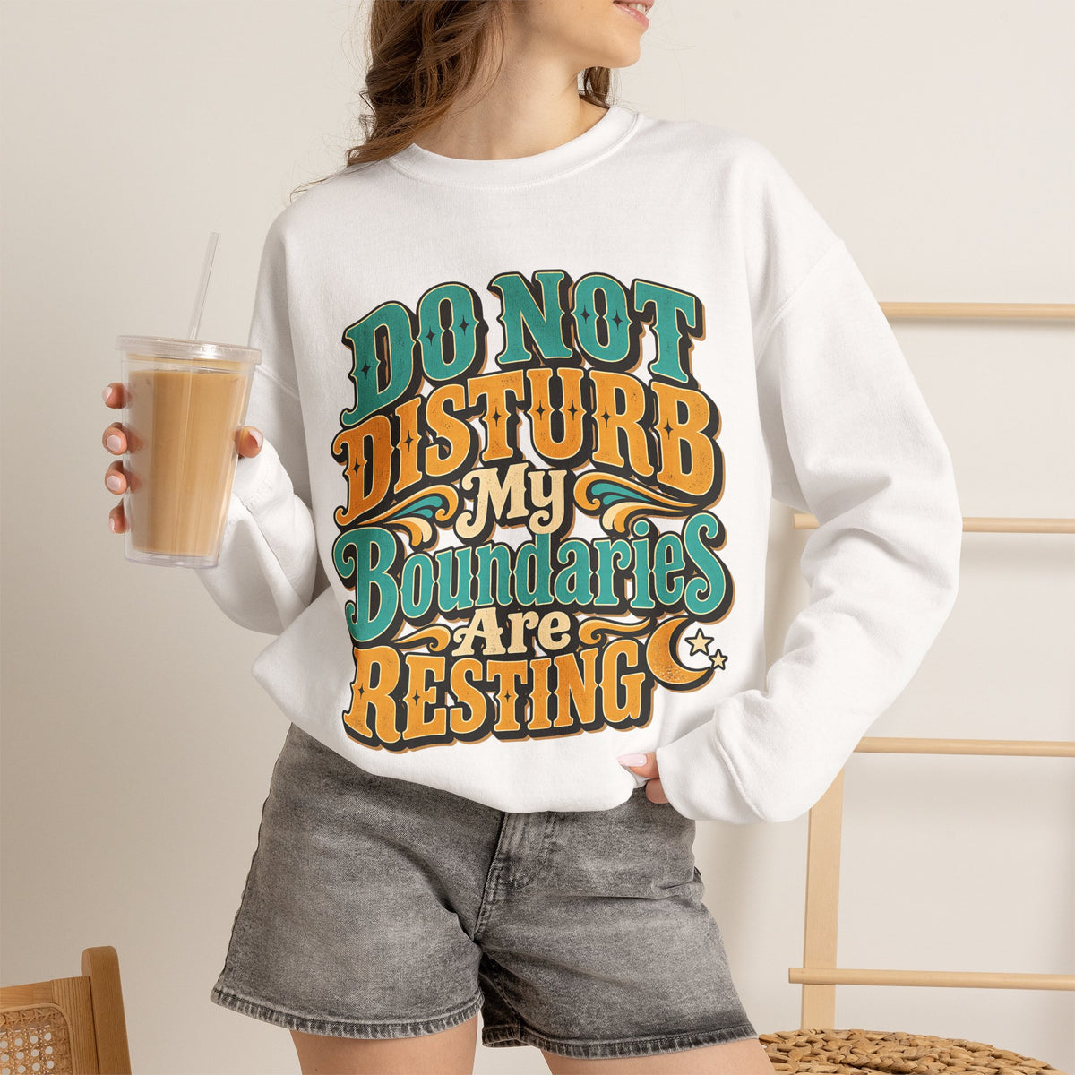 Do Not Disturb: My Boundaries Are Resting Sweatshirt