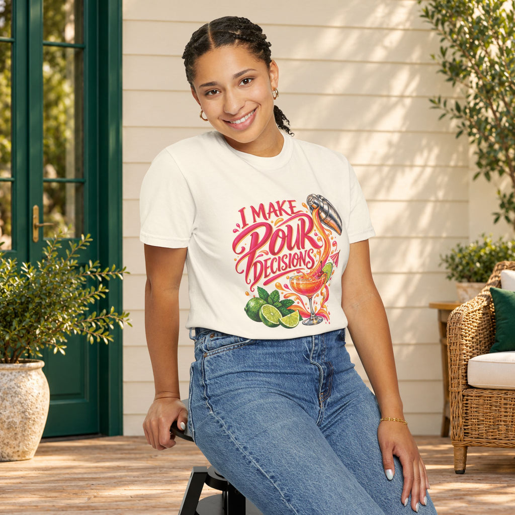 I Make Pour Decisions Cocktail Graphic T-Shirt