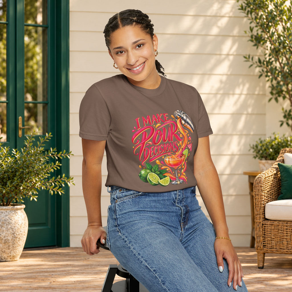 I Make Pour Decisions Cocktail Graphic T-Shirt