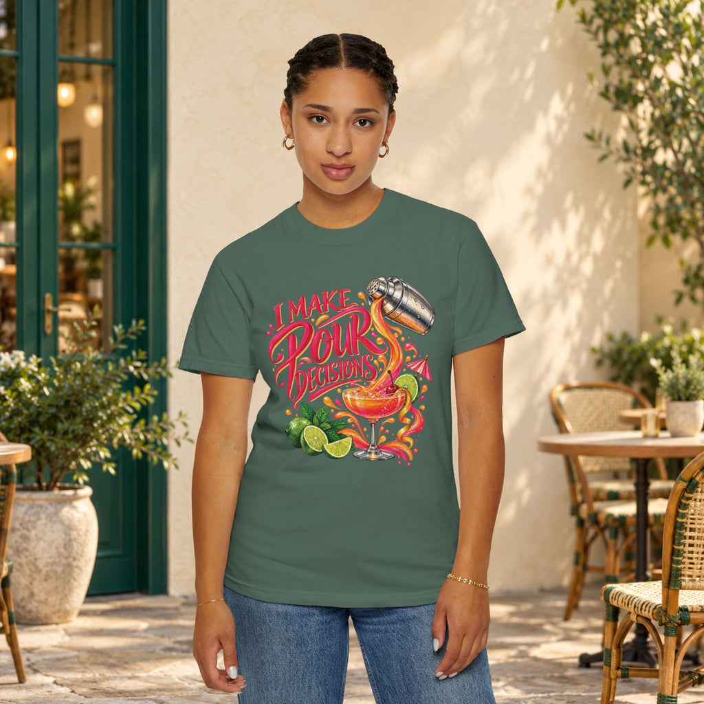 I Make Pour Decisions Cocktail Graphic T-Shirt