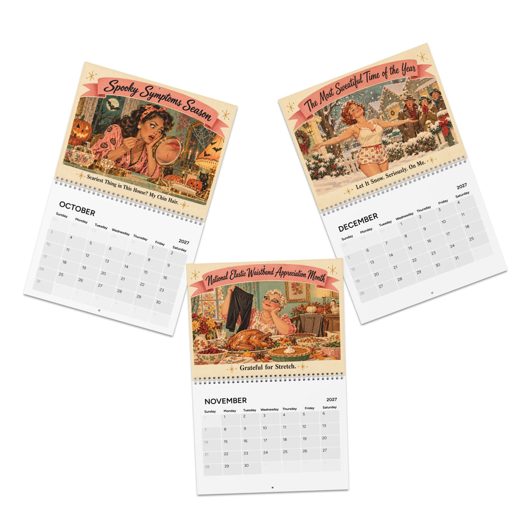 Perimenopause Seasons 2027 Wall Calendar