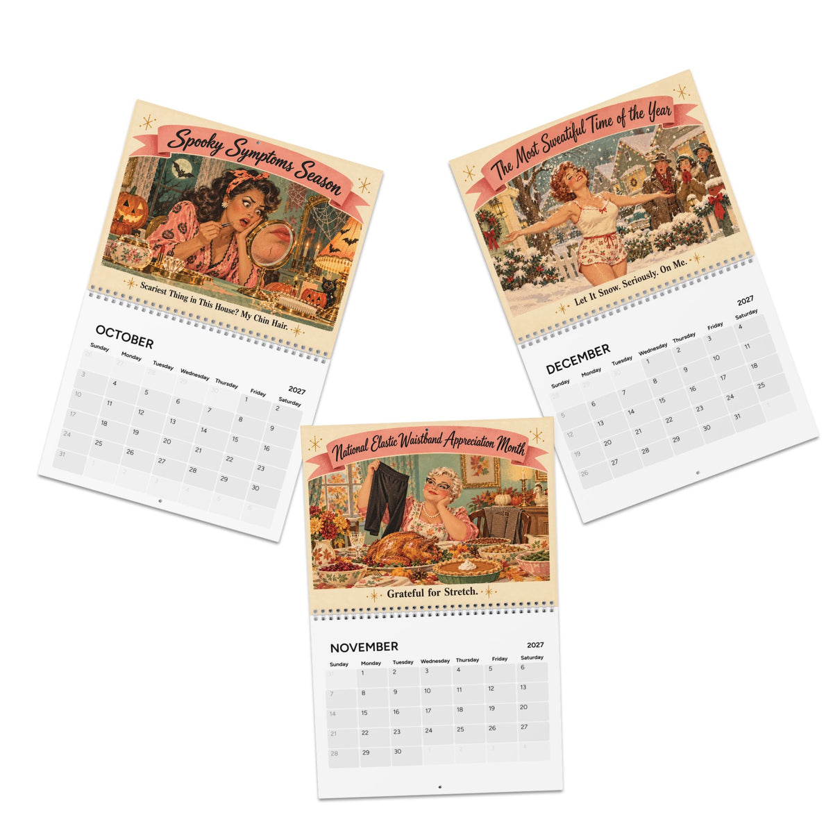 Perimenopause Seasons 2027 Wall Calendar