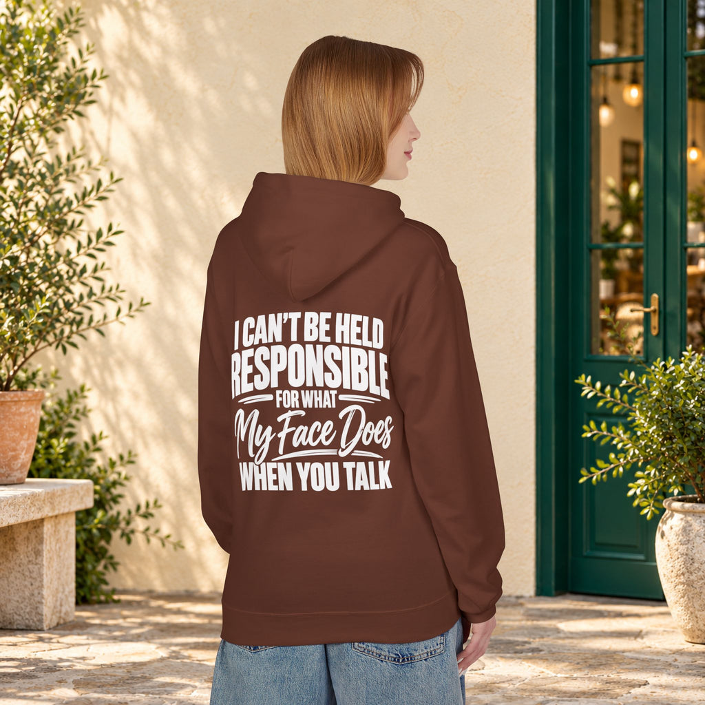 My Face Does When You Talk Hoodie — product view