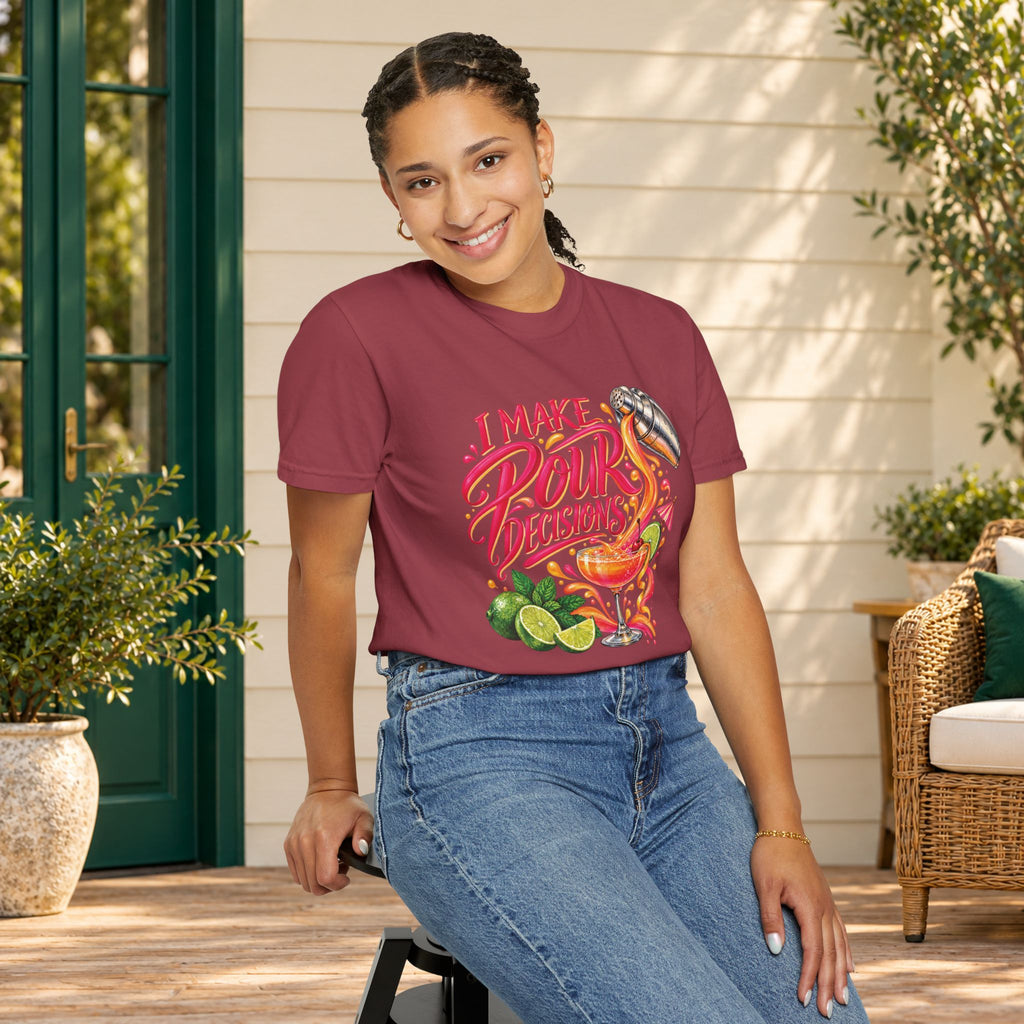 I Make Pour Decisions Cocktail Graphic T-Shirt