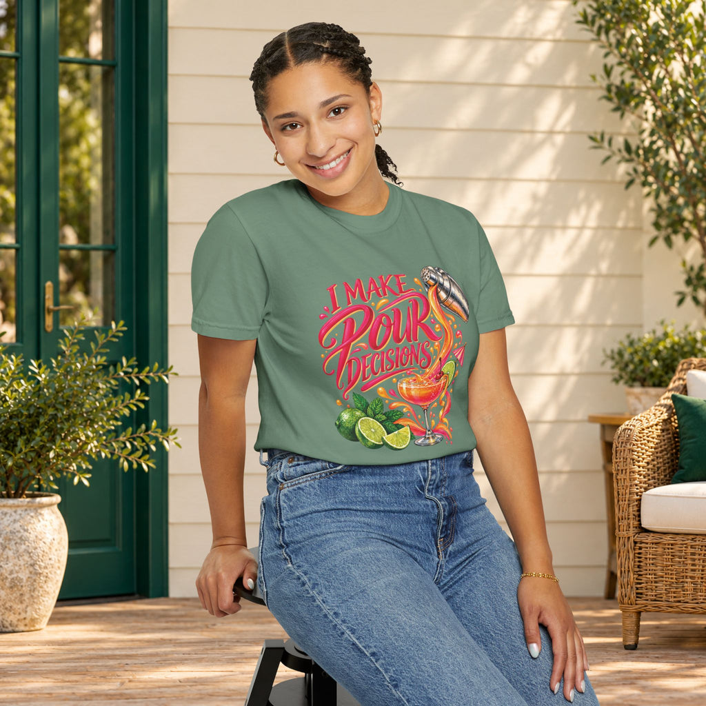 I Make Pour Decisions Cocktail Graphic T-Shirt