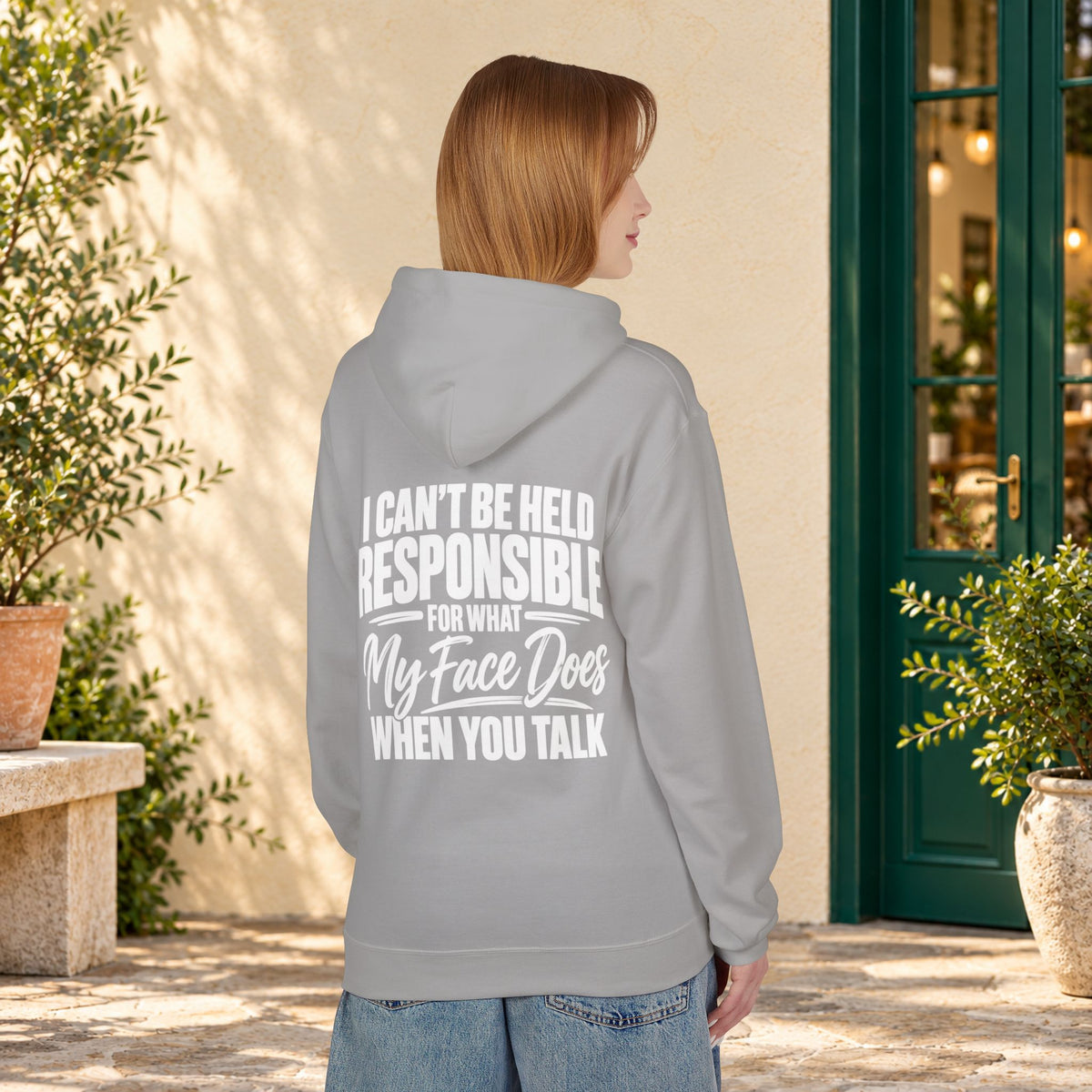 My Face Does When You Talk Hoodie — product view