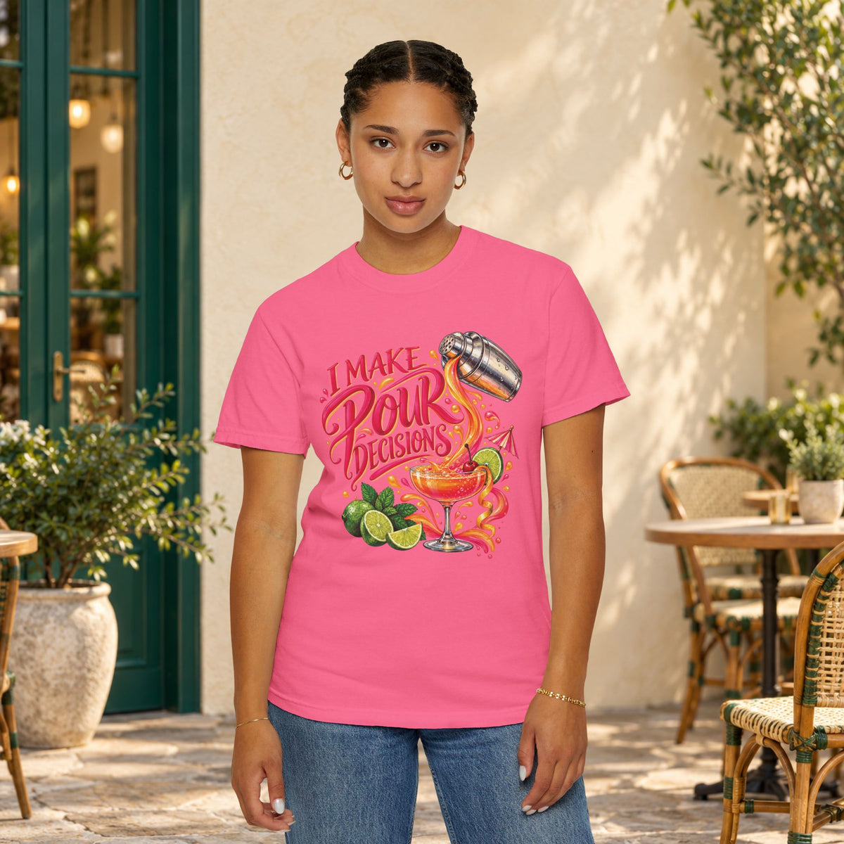 I Make Pour Decisions Cocktail Graphic T-Shirt