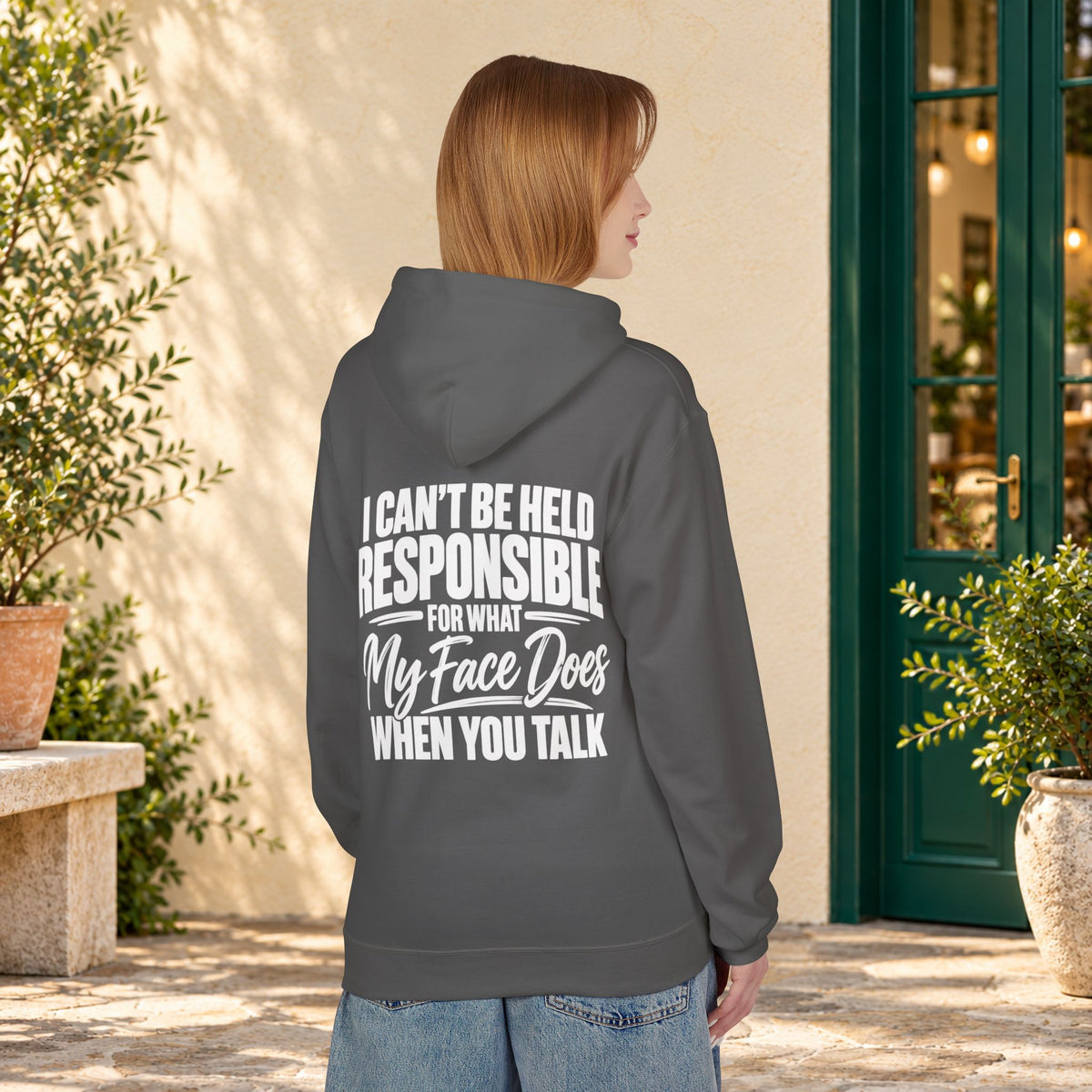 My Face Does When You Talk Hoodie — product view