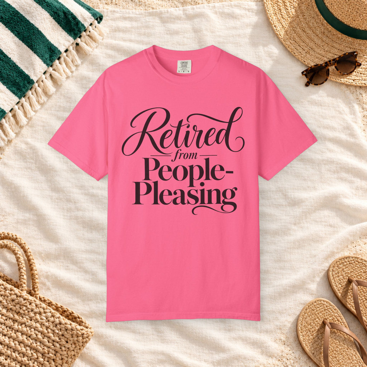 Retired from People-Pleasing T-Shirt in Crunchberry